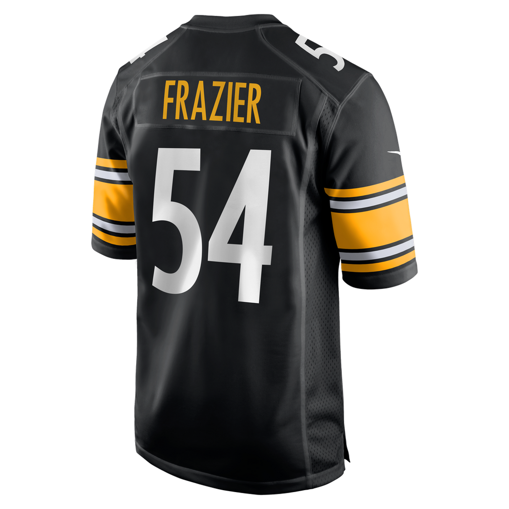 Men's Nike Pittsburgh Steelers Zach Frazier Black Game NFL Jersey