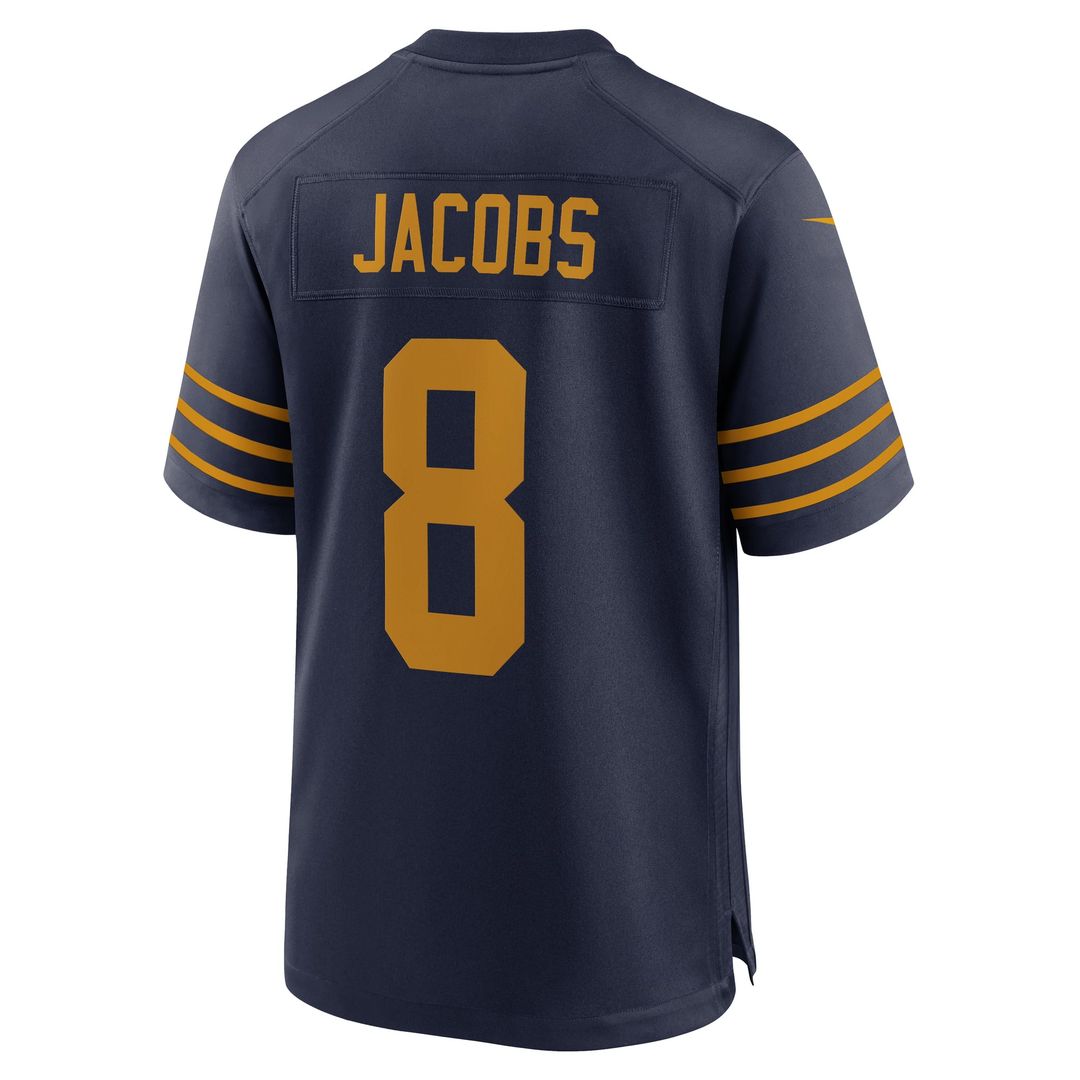 Men's Nike Green Bay Packers Josh Jacobs Green Team Game NFL Jersey