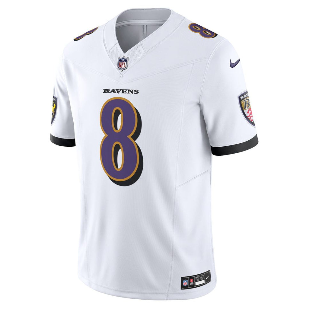 Men's Nike Baltimore Ravens Lamar Jackson Purple Vapor F.U.S.E. Limited NFL Jersey