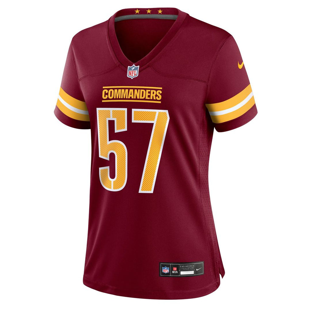 Women's Nike Washington Commanders Nick Bellore Burgundy Team Game NFL Jersey