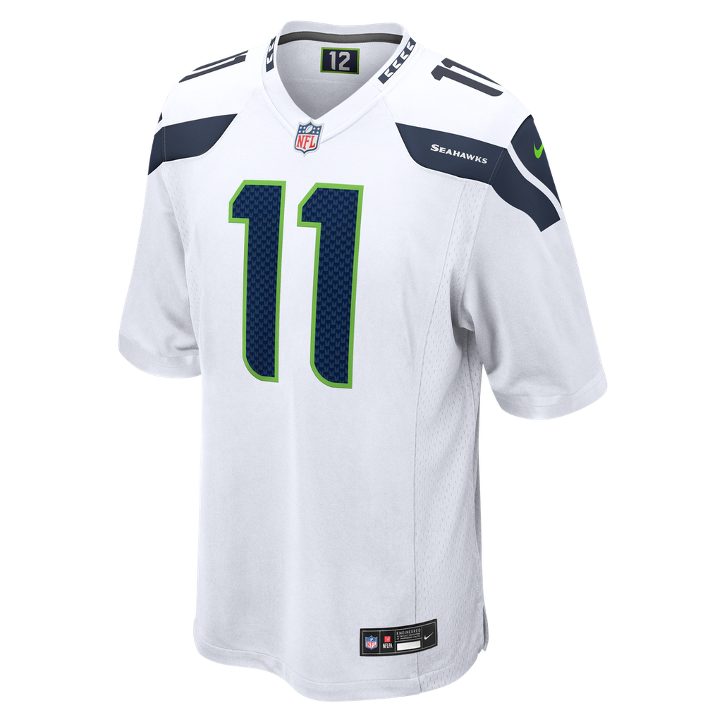 Men's Nike Seattle Seahawks Jaxon Smith-Njigba White Game NFL Jersey