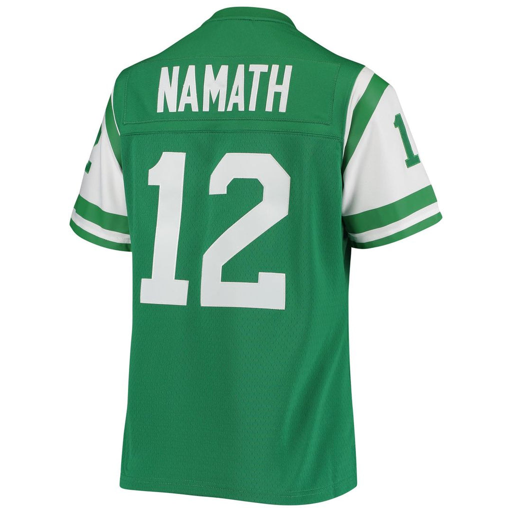 Women's Mitchell & Ness New York Jets Joe Namath Green 1969 Legacy Replica NFL Jersey