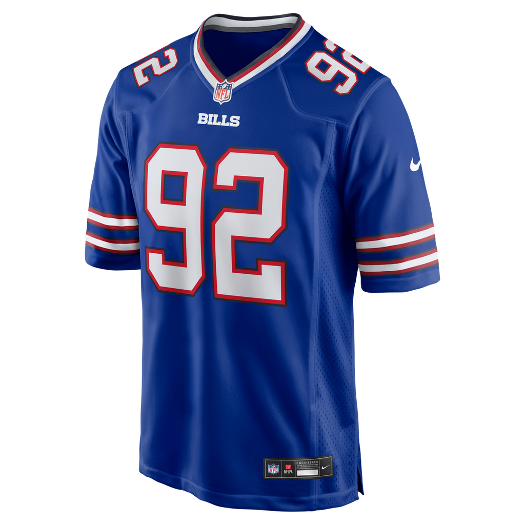 Men's Nike Buffalo Bills DaQuan Jones Royal Game Player NFL Jersey
