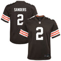 Youth Nike Cleveland Browns Shedeur Sanders Brown Game NFL Jersey