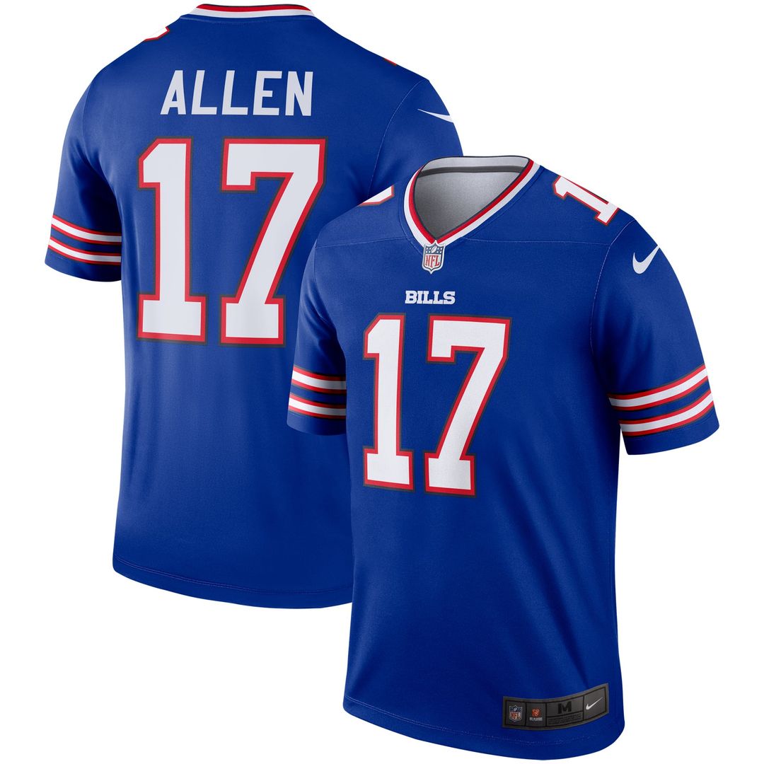 Men's Nike Buffalo Bills Josh Allen Red Legend Player NFL Performance Top
