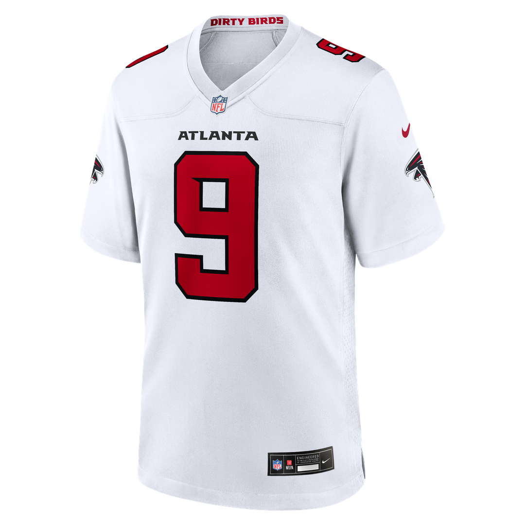Men's Nike Atlanta Falcons Michael Penix Jr. White Game NFL Jersey