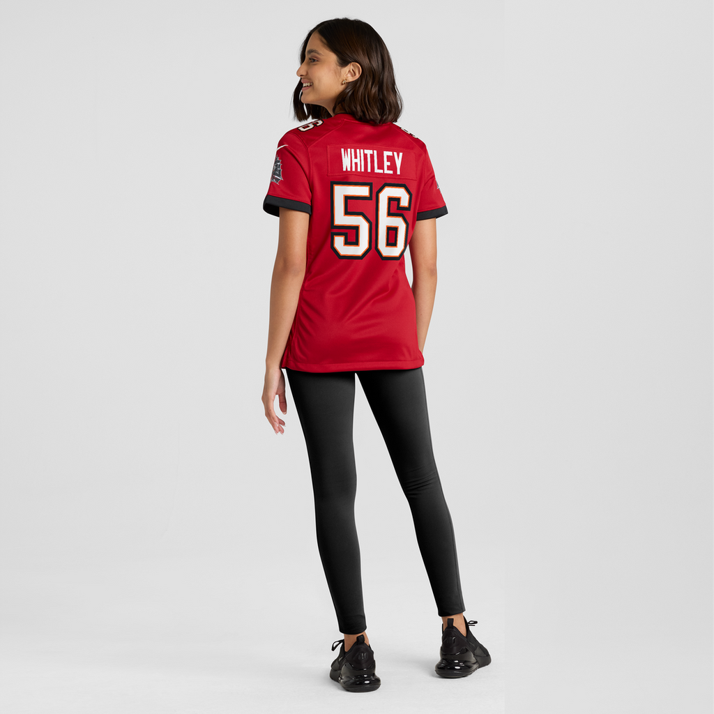 Women's Nike Tampa Bay Buccaneers Benton Whitley Red Team Game NFL Jersey