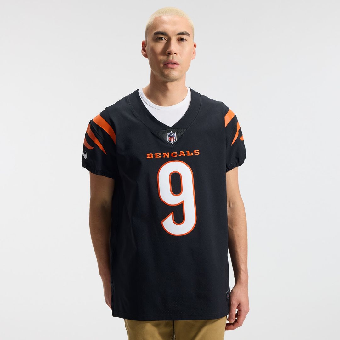 Men's Nike Cincinnati Bengals Joe Burrow Black Vapor Elite NFL Jersey
