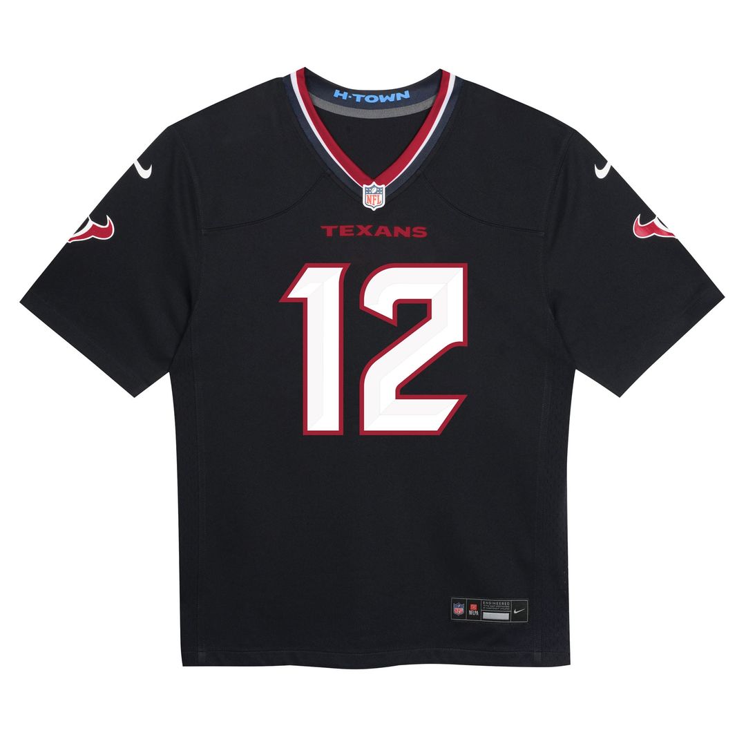 Preschool Nike Houston Texans Nico Collins Navy Team Player Game NFL Jersey