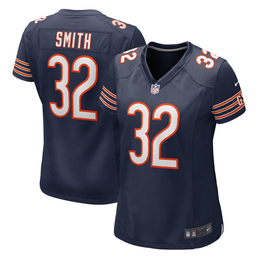 Women's Nike Chicago Bears Terell Smith Navy Game NFL Jersey