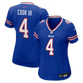 Women's Nike Buffalo Bills James Cook III Royal Team Game NFL Jersey