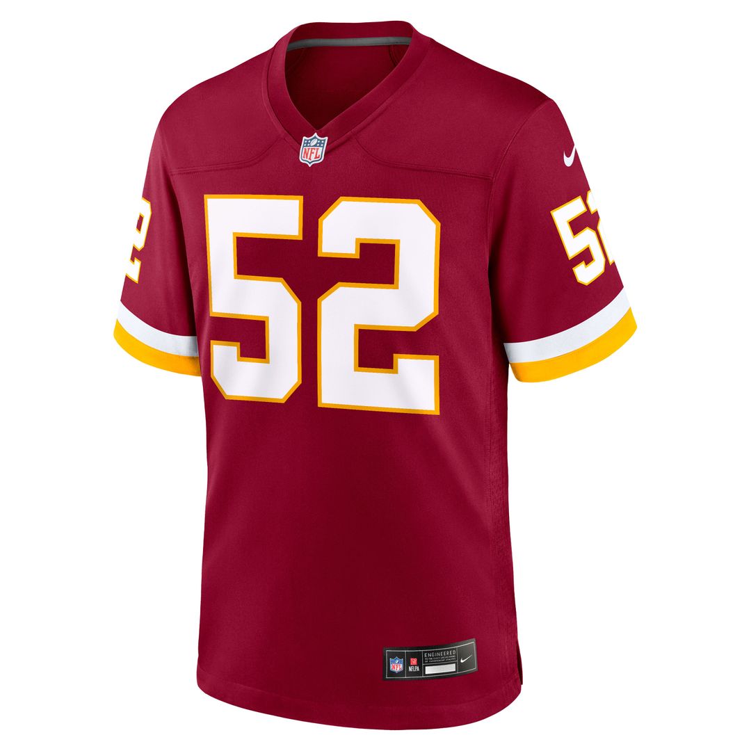 Men's Nike Washington Commanders Sonny Styles Black Game Player NFL Jersey
