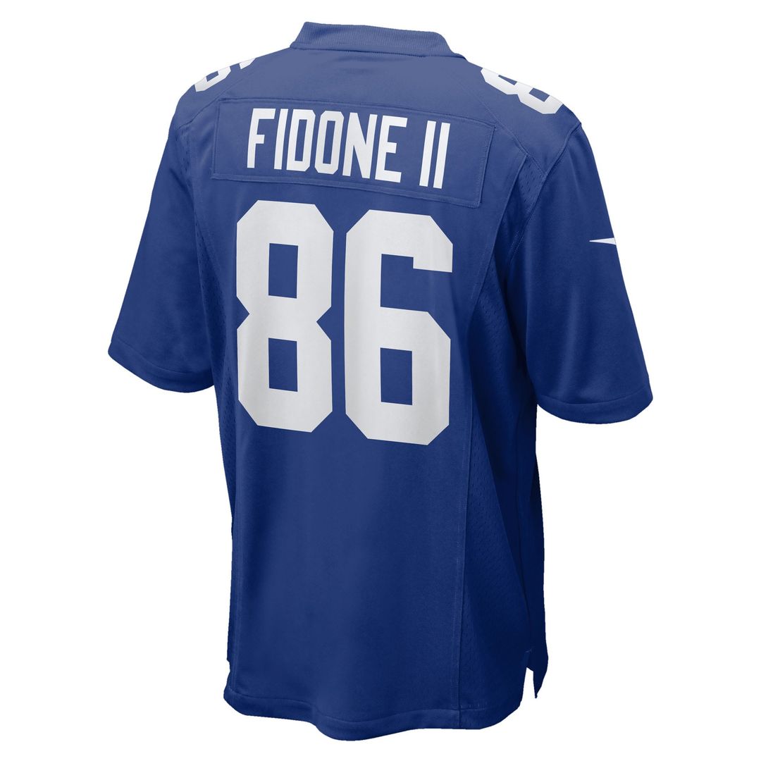 Men's Nike New York Giants Thomas Fidone II Royal Team Game NFL Jersey