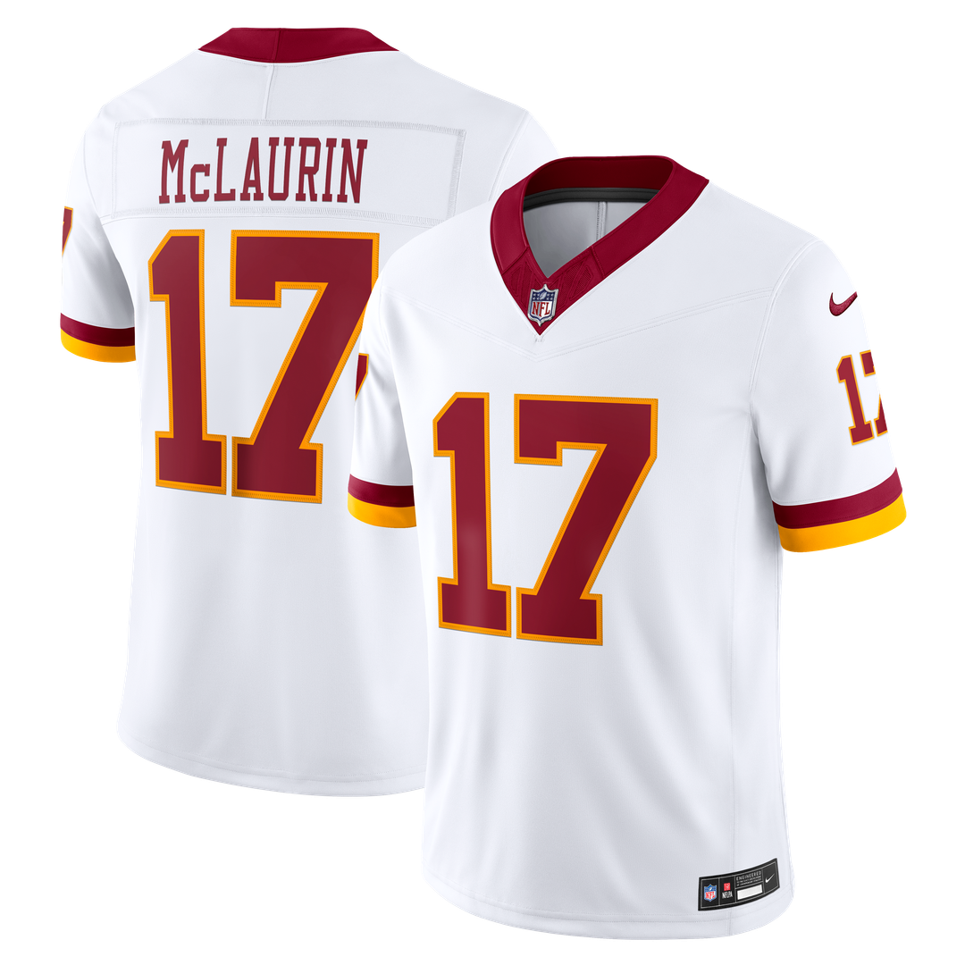 Men's Nike Washington Commanders Terry McLaurin White Vapor F.U.S.E. Stitched Limited NFL Jersey