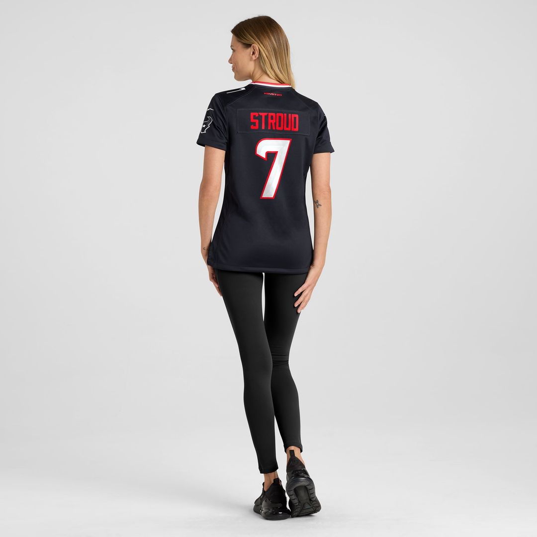 Women's Nike Houston Texans C.J. Stroud Navy Game NFL Jersey