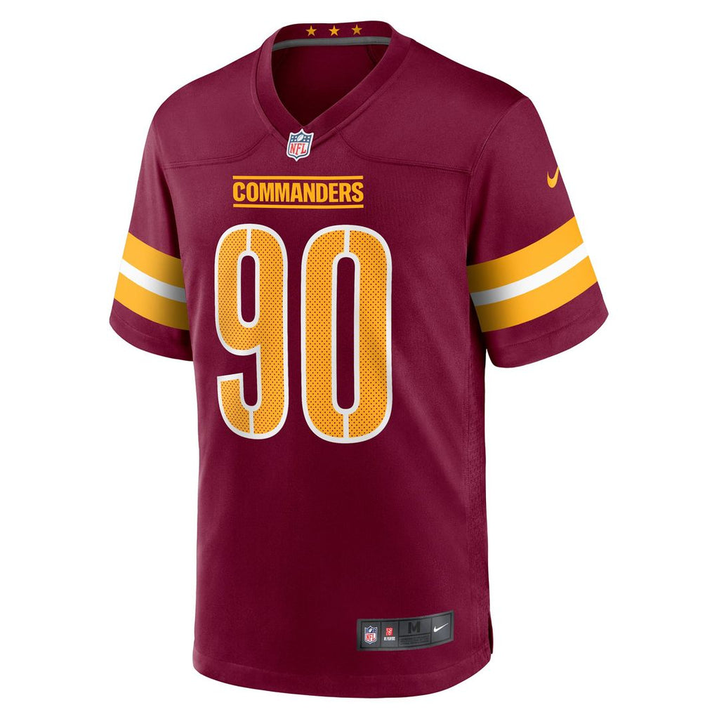 Men's Nike Washington Commanders Javontae Jean-Baptiste Burgundy Game NFL Jersey