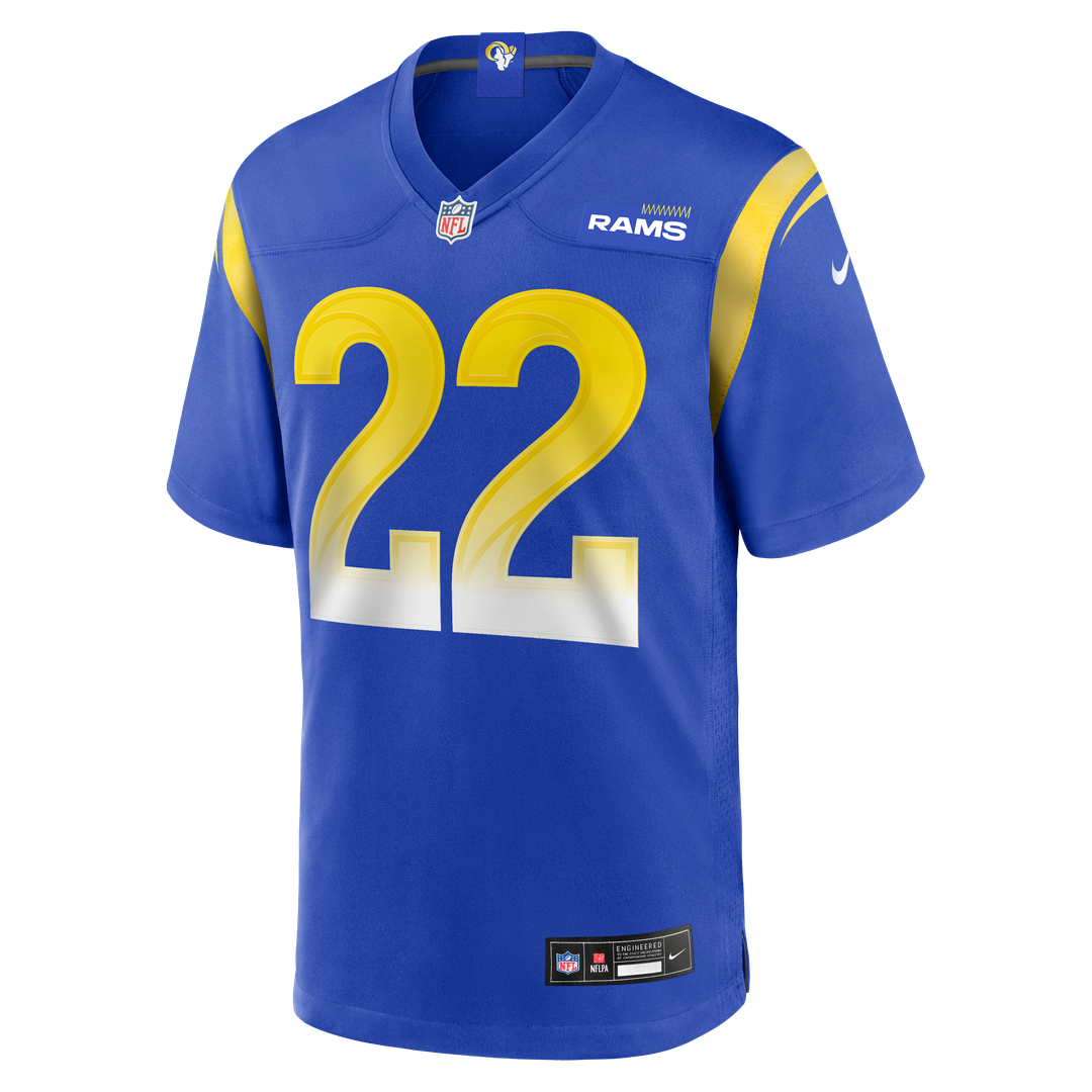 Men's Nike Los Angeles Rams Blake Corum Royal Game Player NFL Jersey