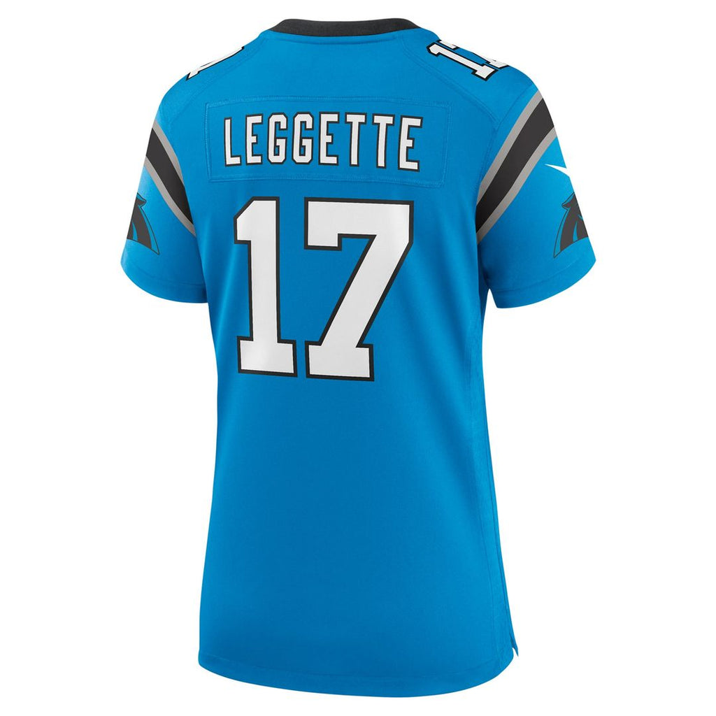 Women's Nike Carolina Panthers Xavier Legette Blue Alternate Game NFL Jersey