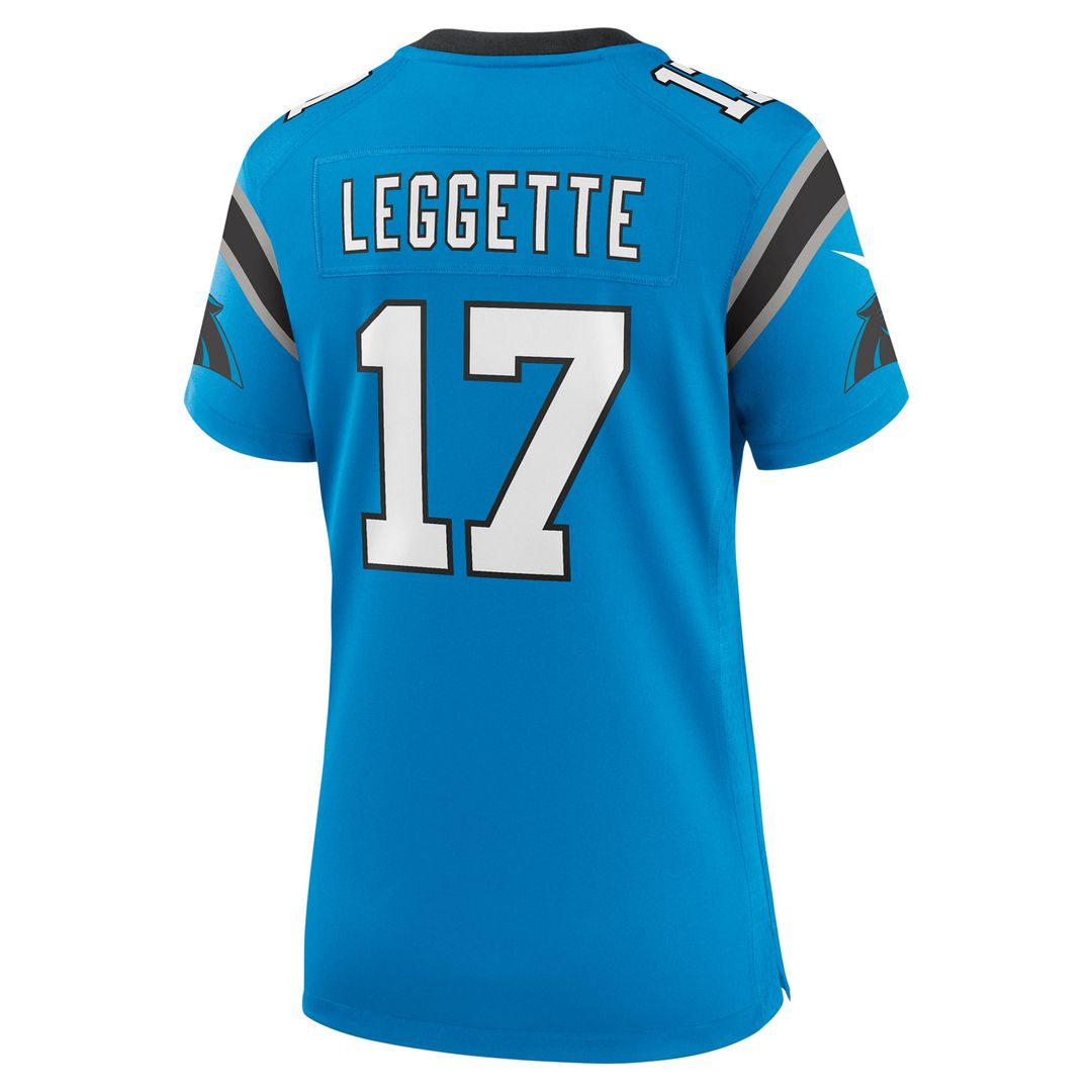 Women's Nike Carolina Panthers Xavier Legette Blue Alternate Game NFL Jersey