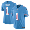 Men's Nike Tennessee Titans Cameron Ward Light Blue Vapor F.U.S.E. Stitched Limited NFL Jersey