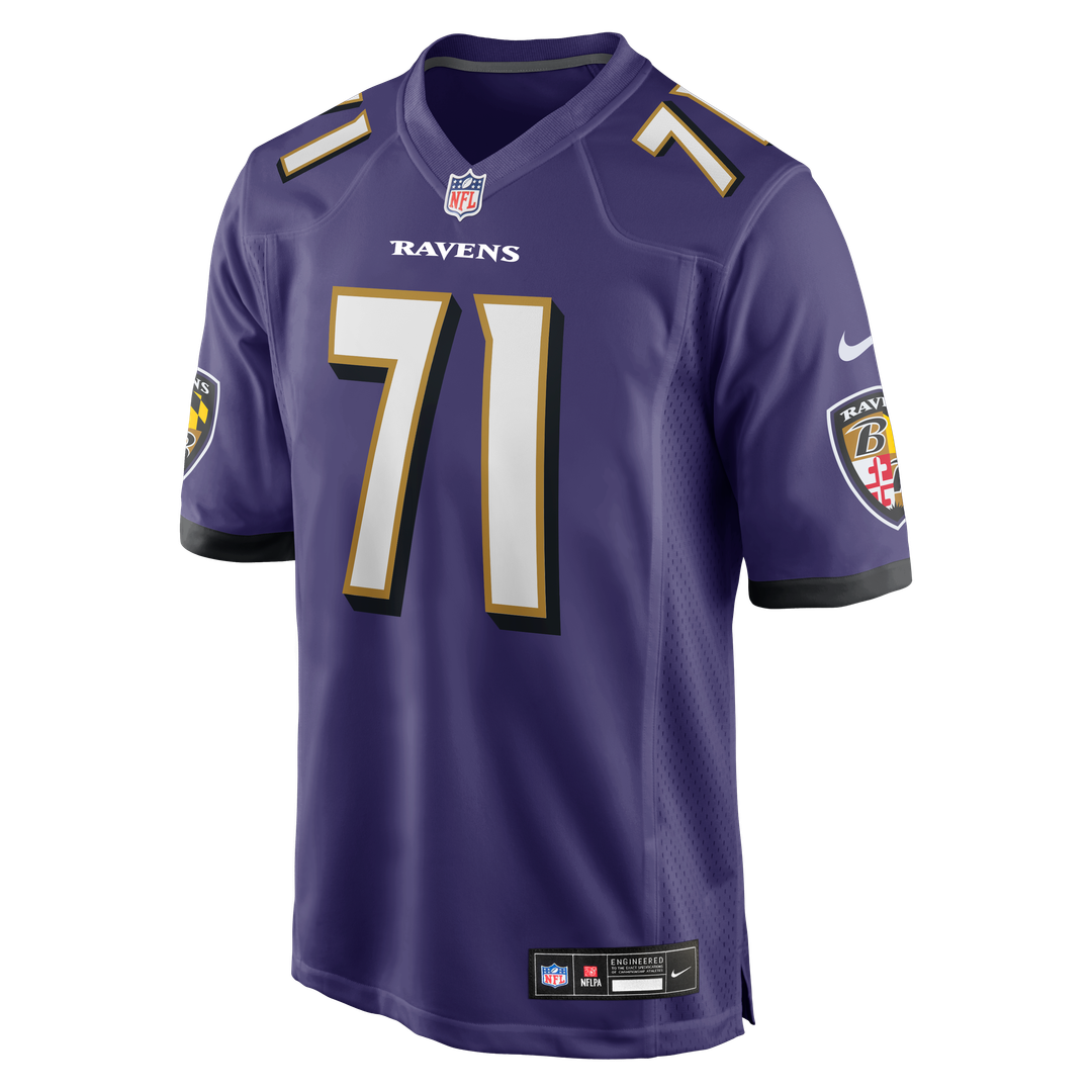 Men's Nike Baltimore Ravens Carson Vinson Purple Team Game NFL Jersey
