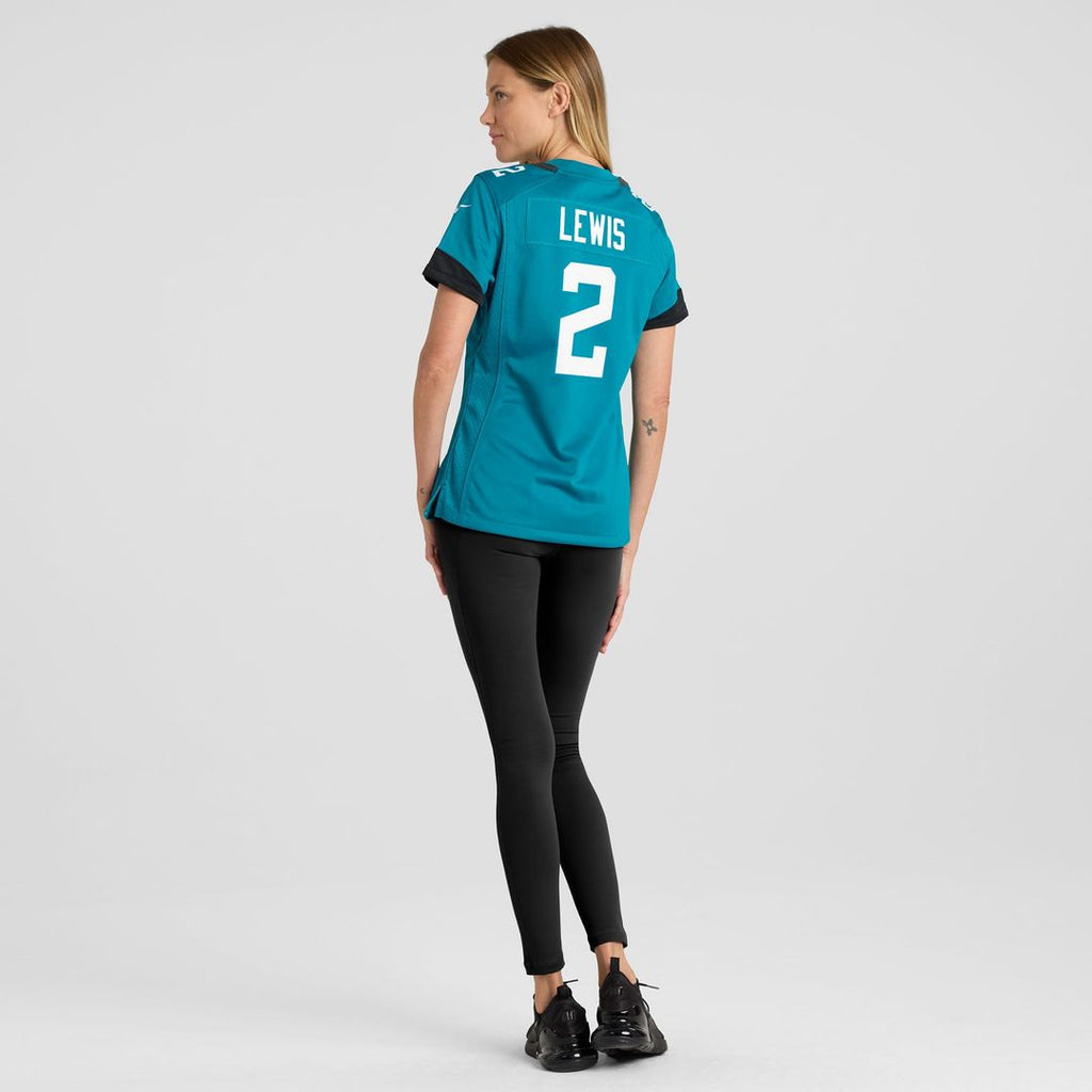 Women's Nike Jacksonville Jaguars Jourdan Lewis Teal Team Game NFL Jersey