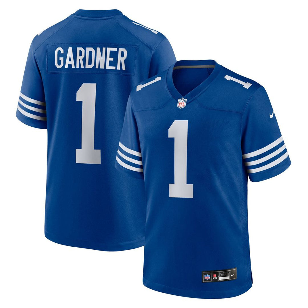 Men's Nike Indianapolis Colts Ahmad Sauce Gardner Royal Alternate Game NFL Jersey