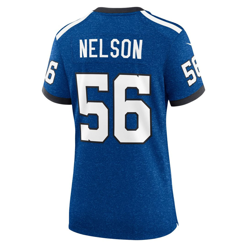 Women's Nike Indianapolis Colts Quenton Nelson Royal Indiana Nights Alternate Game NFL Jersey