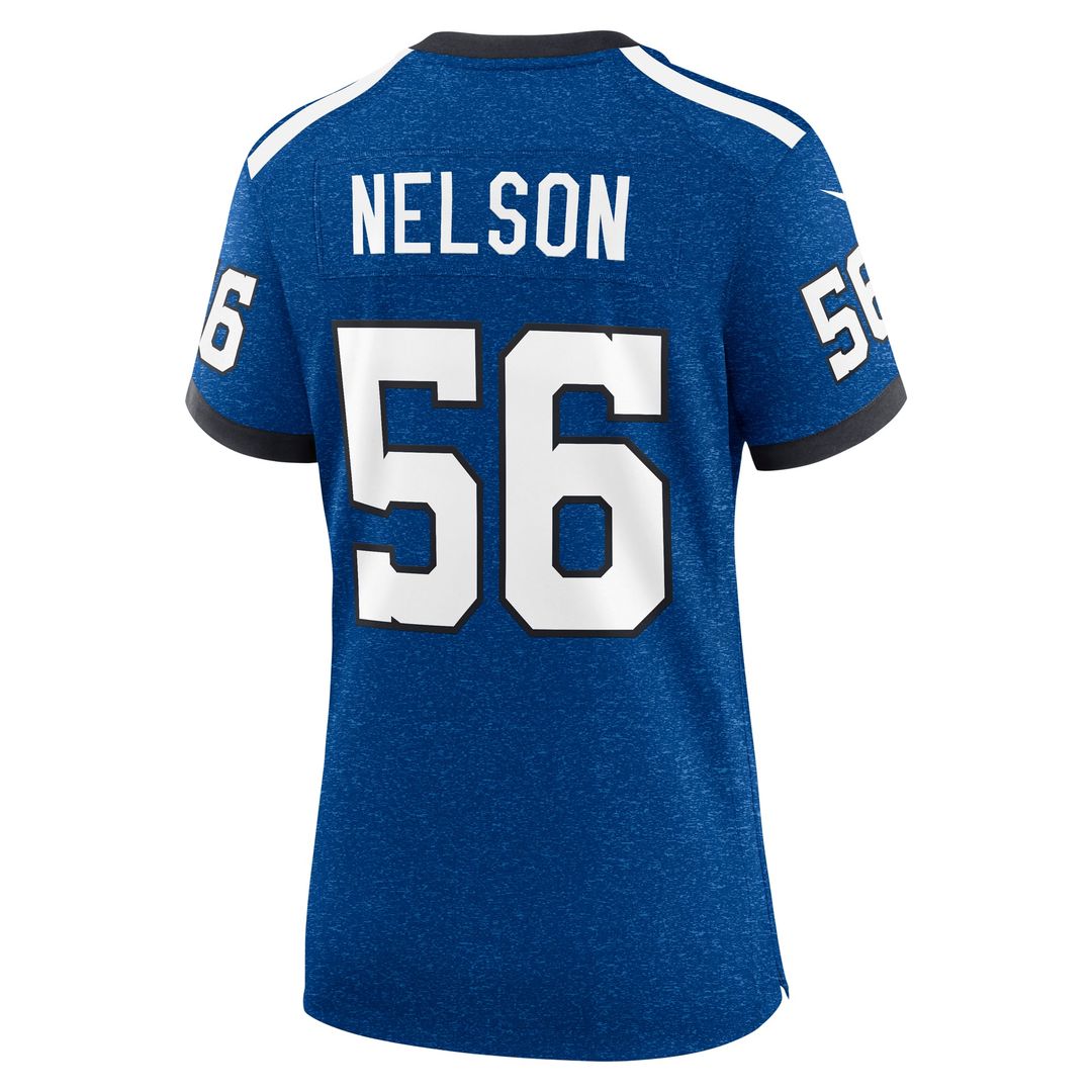 Women's Nike Indianapolis Colts Quenton Nelson Royal Indiana Nights Alternate Game NFL Jersey