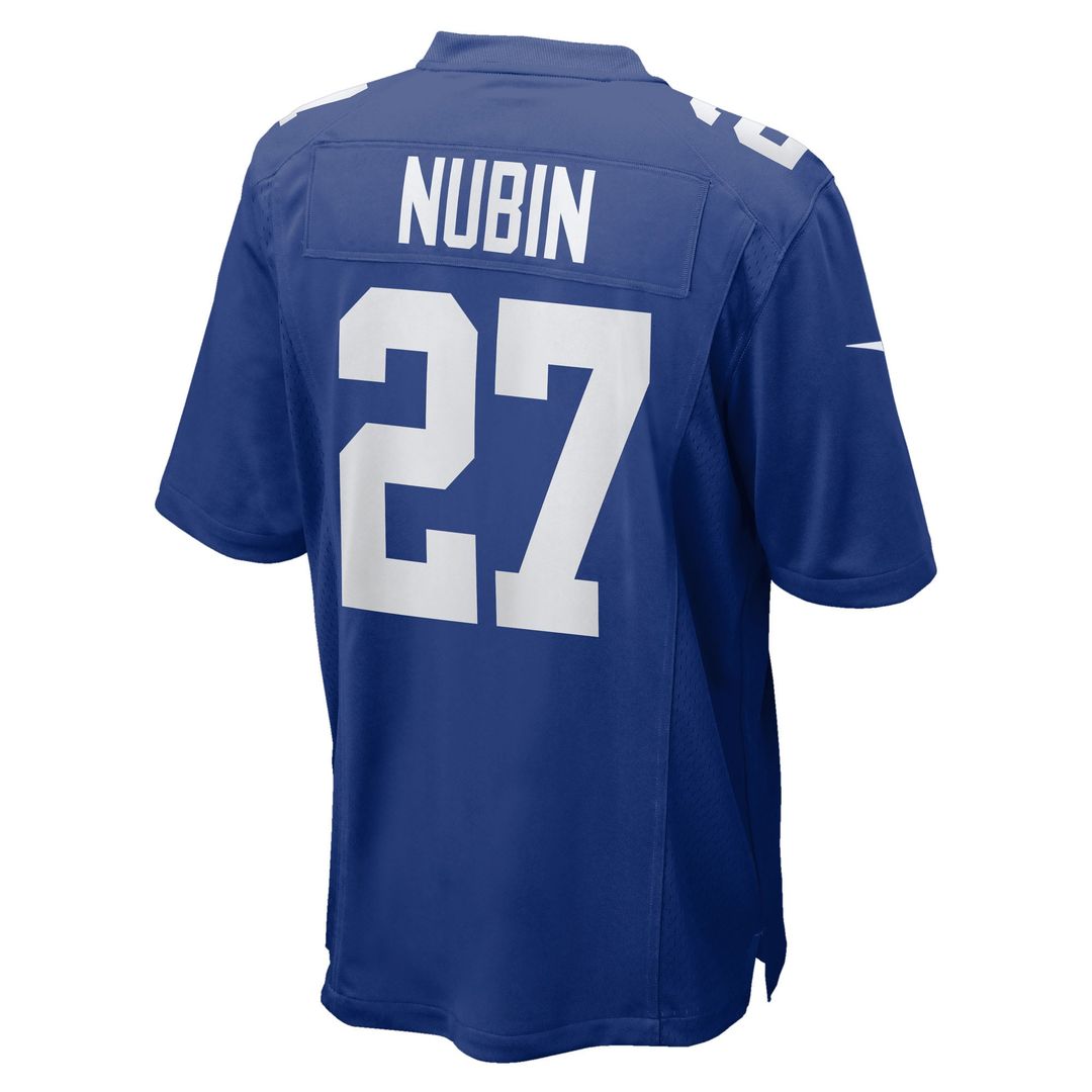 Men's Nike New York Giants Tyler Nubin Royal Team Game NFL Jersey