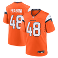 Men's Nike Denver Broncos Mitchell Fraboni Orange Team Game NFL Jersey