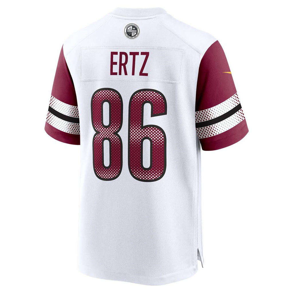 Men's Nike Washington Commanders Zach Ertz White Game NFL Jersey