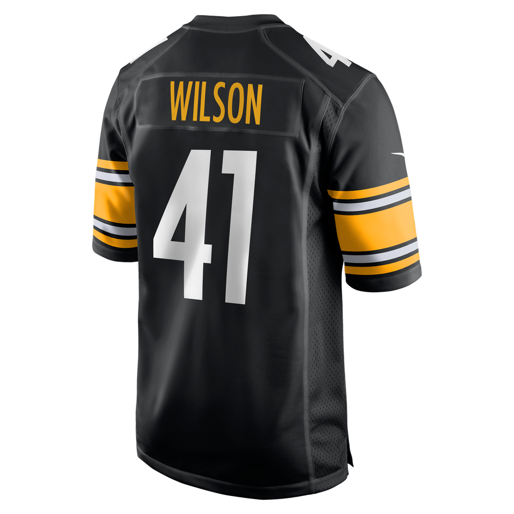 Men's Nike Pittsburgh Steelers Payton Wilson Black Game NFL Jersey