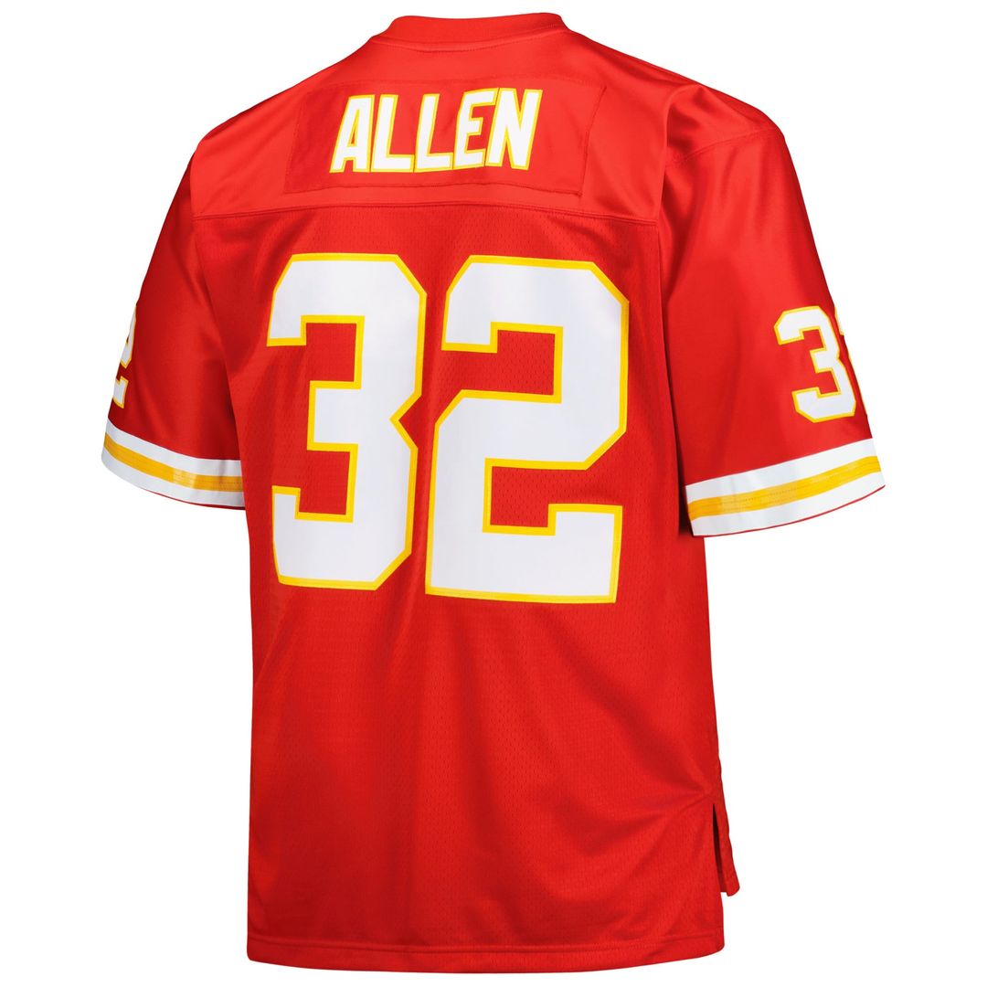 Men's Big & Tall Mitchell & Ness Kansas City Chiefs Marcus Allen Red 1994 Retired Player Replica NFL Jersey