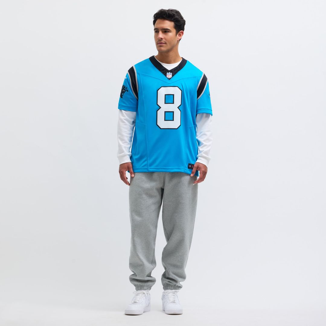 Men's Nike Carolina Panthers Jaycee Horn Blue Vapor F.U.S.E. Limited NFL Jersey