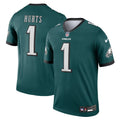 Men's Nike Philadelphia Eagles Jalen Hurts Green Legend Player NFL Performance Top