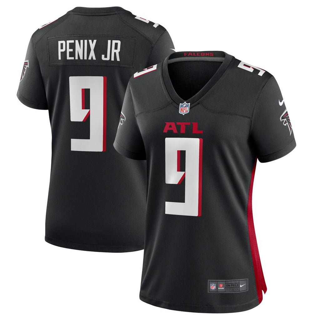 Women's Nike Atlanta Falcons Michael Penix Jr. Black Game NFL Jersey