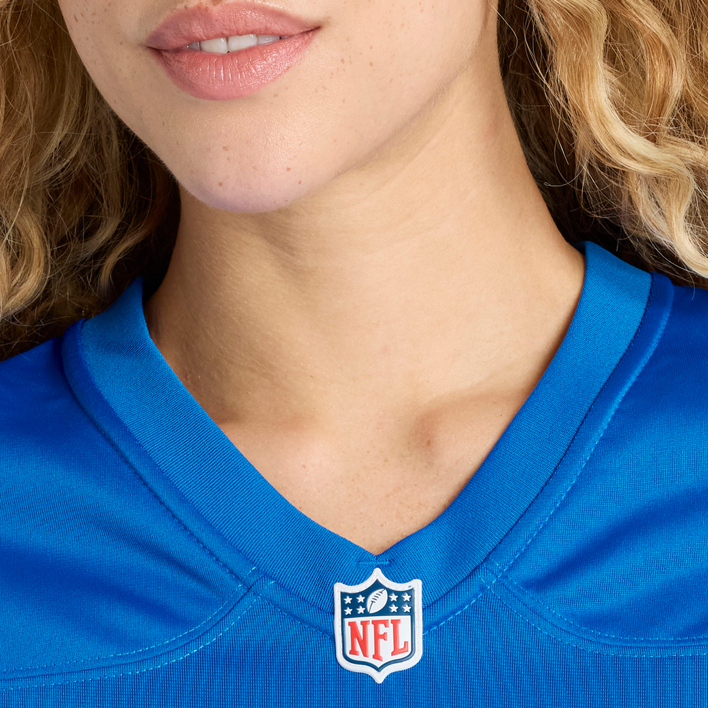 Women's Nike Detroit Lions Tyler Conklin Blue Team Game NFL Jersey