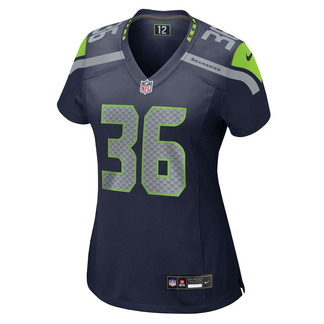 Women's Nike Seattle Seahawks George Holani College Navy Team Game NFL Jersey