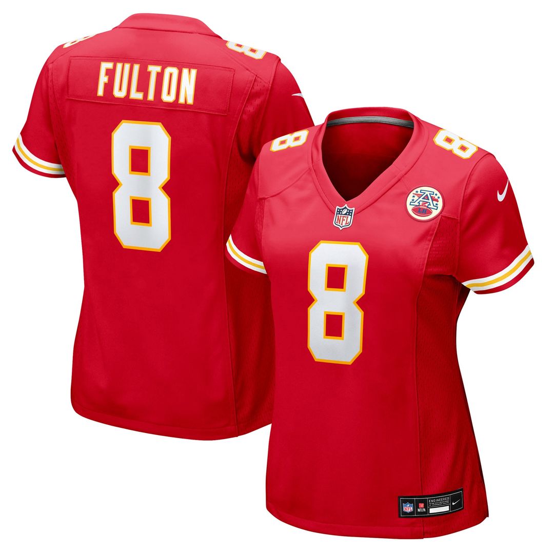 Women's Nike Kansas City Chiefs Kristian Fulton Red Team Game NFL Jersey