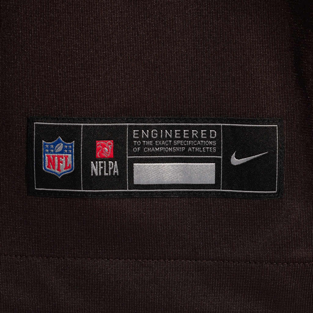 Men's Nike Cleveland Browns Justin Jefferson Brown Game NFL Jersey
