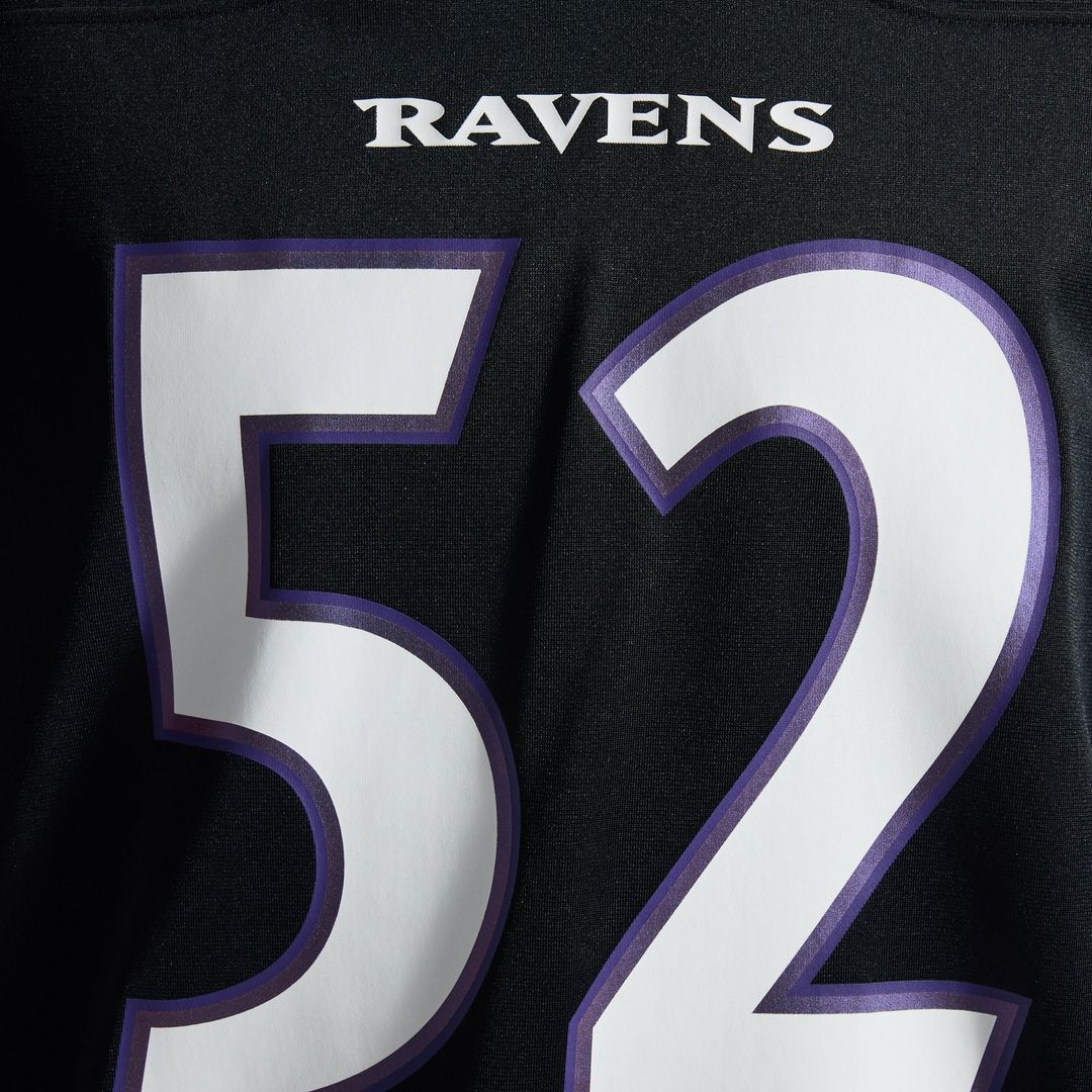 Men's Nike Baltimore Ravens Ray Lewis Black Alternate Retired Player Game NFL Jersey