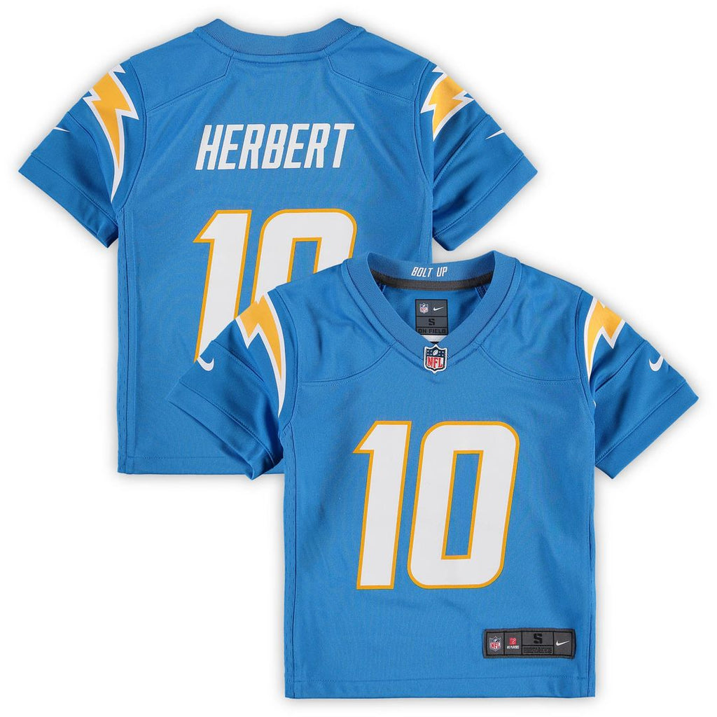 Preschool Nike Los Angeles Chargers Justin Herbert Powder Blue Game NFL Jersey