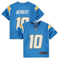 Preschool Nike Los Angeles Chargers Justin Herbert Powder Blue Game NFL Jersey