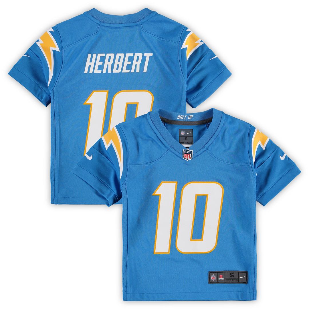 Preschool Nike Los Angeles Chargers Justin Herbert Powder Blue Game NFL Jersey