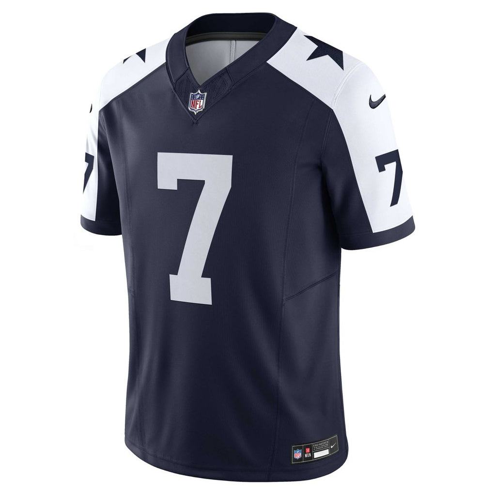 Men's Nike Dallas Cowboys Trevon Diggs Navy Vapor F.U.S.E. Limited NFL Jersey