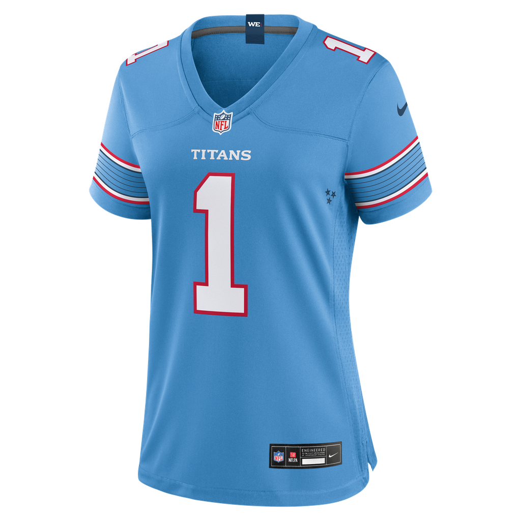 Women's Nike Tennessee Titans Cameron Ward Light Blue Game NFL Jersey