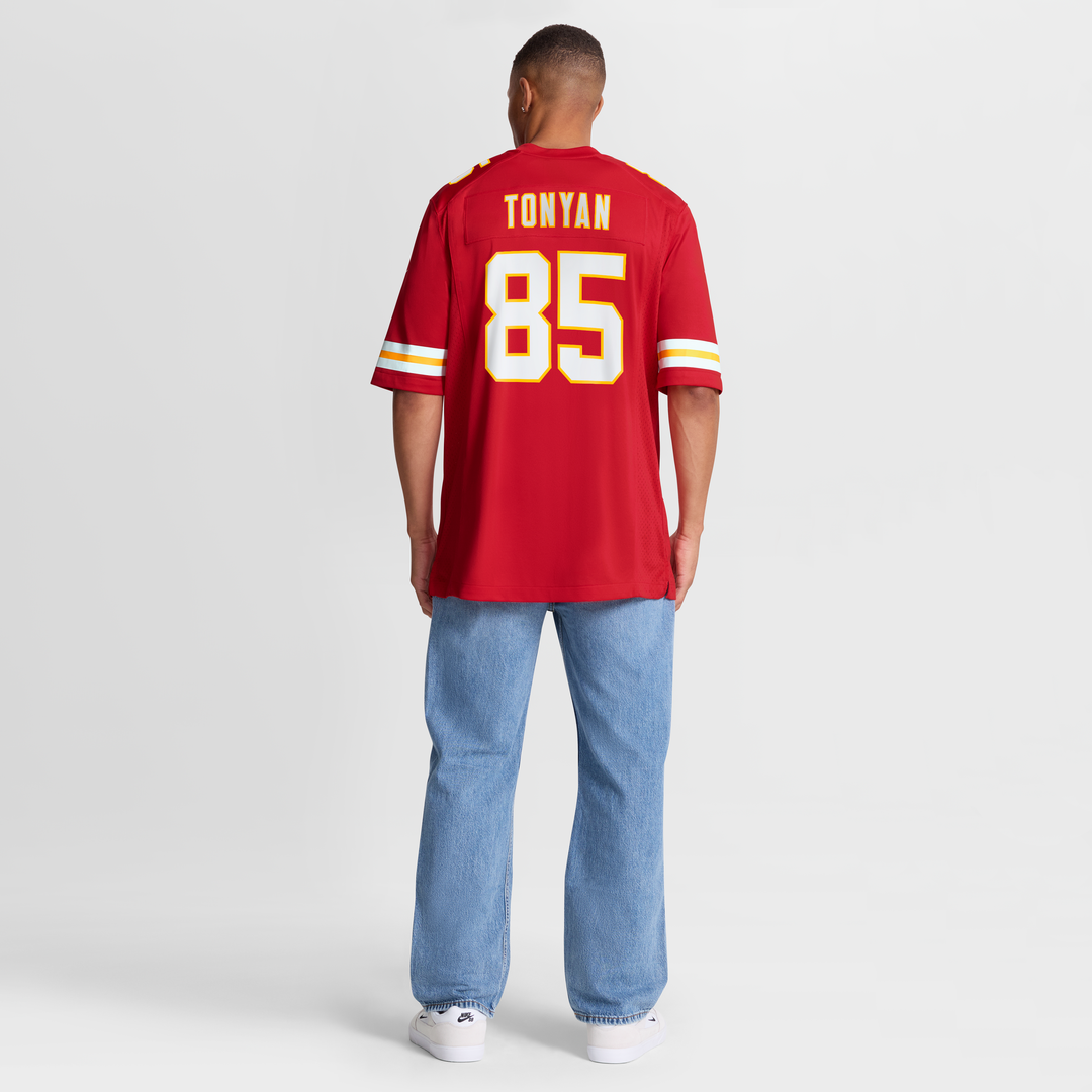 Men's Nike Kansas City Chiefs Robert Tonyan Red Team Game NFL Jersey