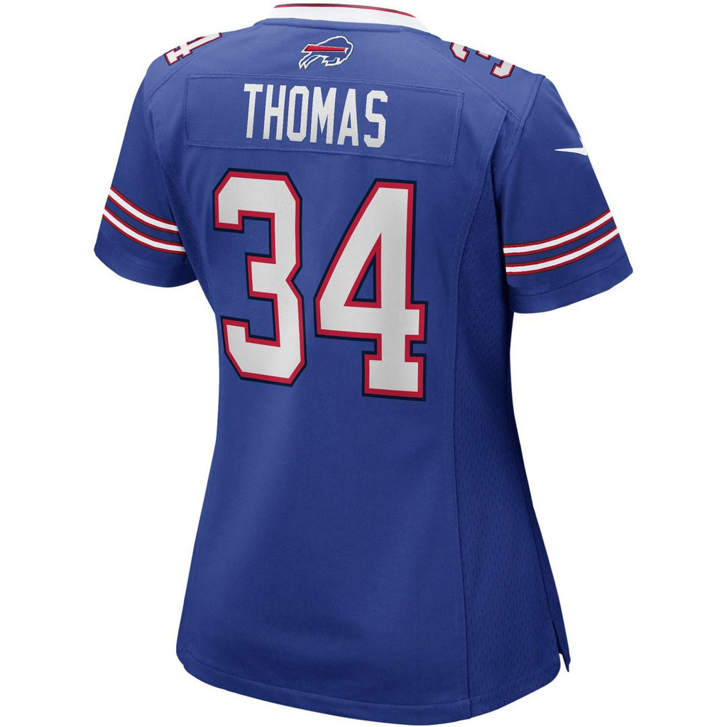 Women's Nike Buffalo Bills Thurman Thomas Royal Game Retired Player NFL Jersey