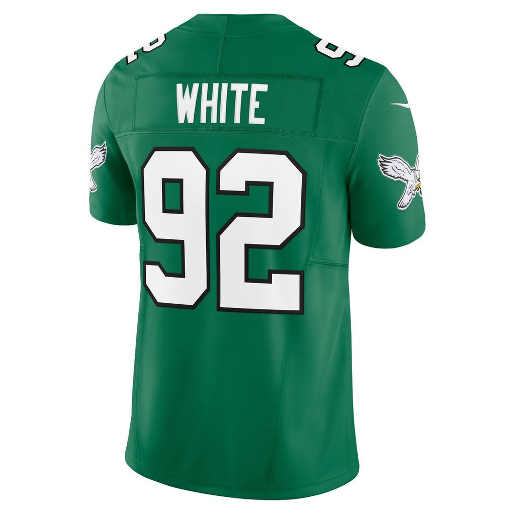 Men's Nike Philadelphia Eagles Reggie White Kelly Green Alternate Vapor F.U.S.E. Limited NFL Jersey